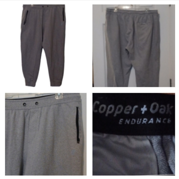 🌺Gray Sweatpants with Black Accents - Picture 1 of 10